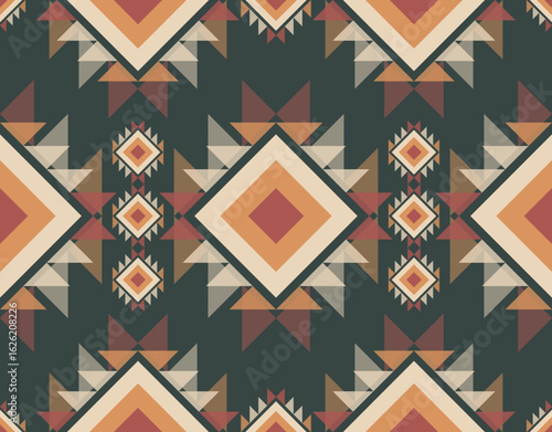 Native American Indian Designs, Navajo Pattern, Fabric Design Navajo, Concept Print Carpet Rugs Wallpaper Canvas Decoration Bohemian Fashion Ethnic Textile industry, etc.