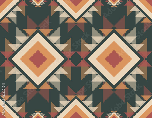 Native American Indian Designs, Navajo Pattern, Fabric Design Navajo, Concept Print Carpet Rugs Wallpaper Canvas Decoration Bohemian Fashion Ethnic Textile industry, etc.
