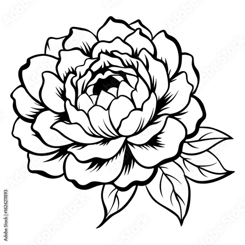 Vintage seamless floral vector pattern with roses leaves and peonies nature decoration wallpaper design