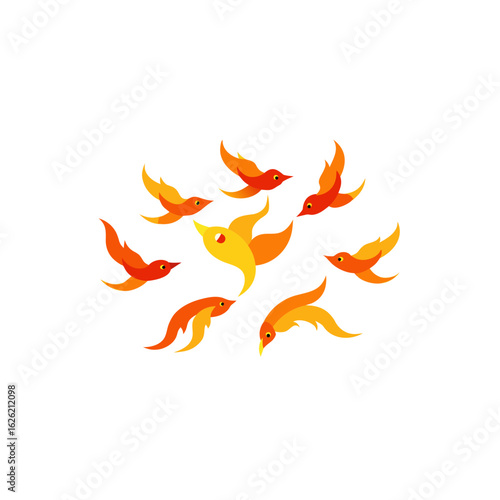 different phoenix fish set   