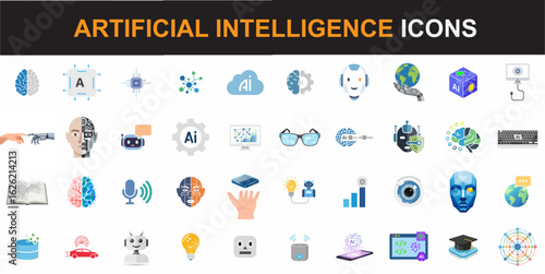 vector set AI icons