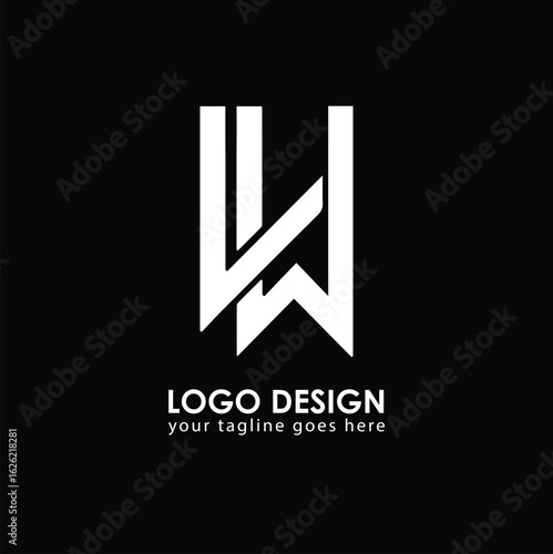 VW VW Logo Design, Creative Minimal Letter VW VW Monogram