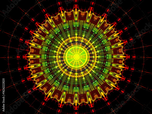 fractal burst background