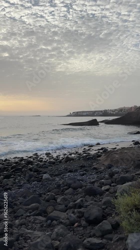 sunset over the sea
