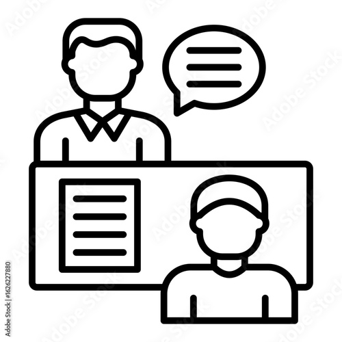 Job interview Icon