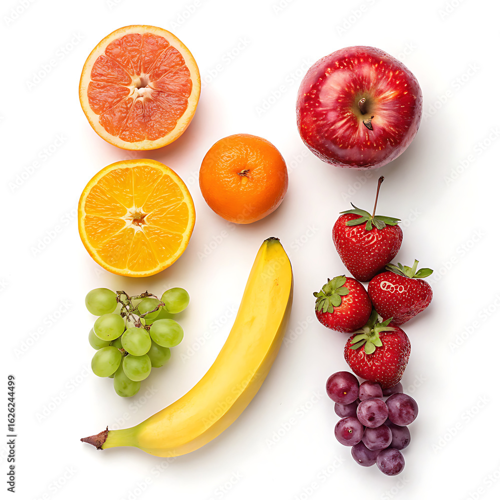 Naklejka premium fruits and berries