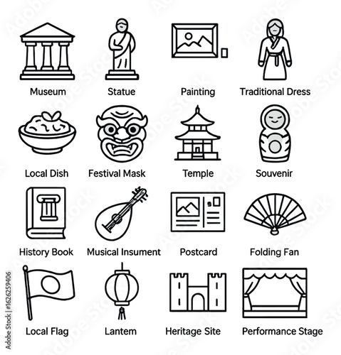 Cultural icons: artifacts, traditions, and symbols of heritage