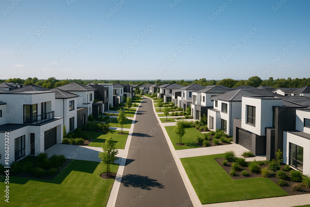 Fototapeta premium Modern Residential Haven