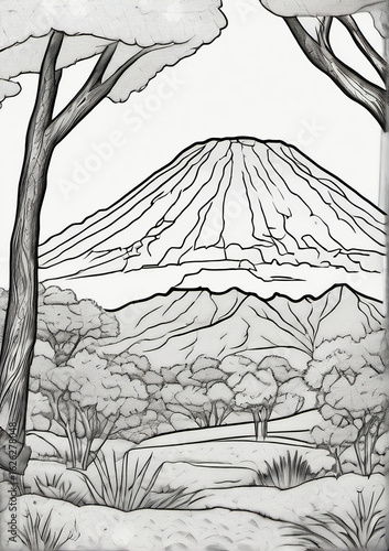 landscape in the mountains