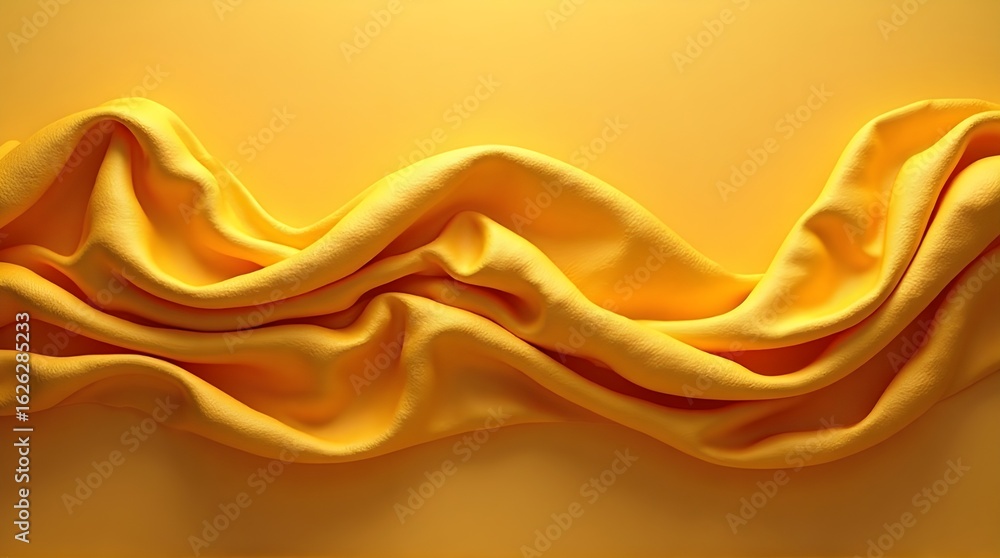 Fototapeta premium Flowing twisted gold cloth background 