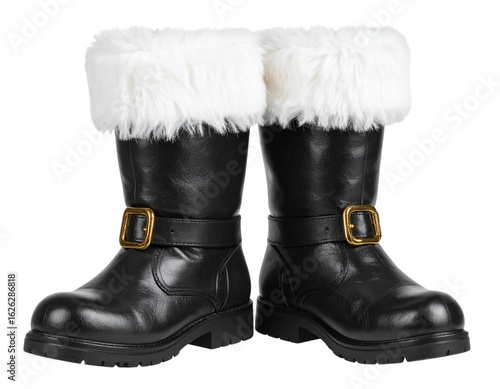Classic Santa Claus Boots PNG