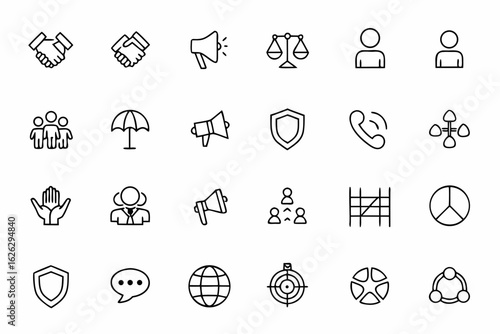 A refined collection capturing visual metaphors for a healthy and ethical work environment. Ideal for onboarding kits, HR assets, and workplace behavior policies