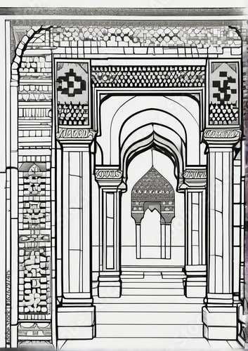 gate to the mosque