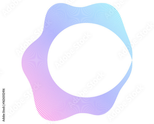 Design Wavy Lines, spiral geometric for Jewelry, Fashion, Beauty business. For Banner, Web-design, Brochure, Package. Icon, Logo, and Background framemade of Circular Lines