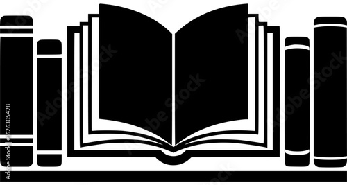Book on a desk and book in a library with book near a window on a shelf in a bag at a bookstore with a reading lamp in a classroom on a nightstand