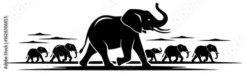 Elephant walking alone and playing with friends running in the wild drinking from a river eating leaves from a tree sleeping in a shady spot roaming in the savannah interacting with a bird taking