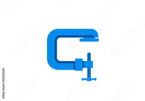 A blue Cclamp tool stands poised ready for industrial action