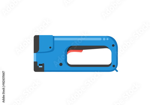 Blue Staple Gun Ready to Fasten