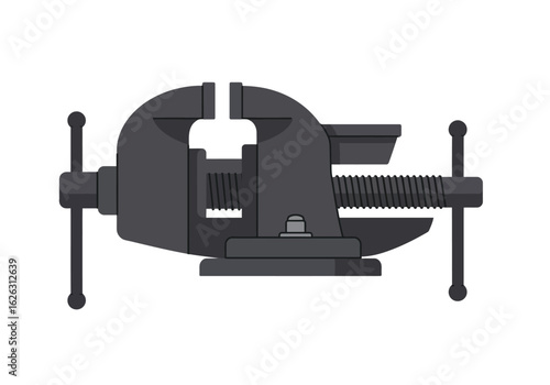 The robust vise grip ready for tight work