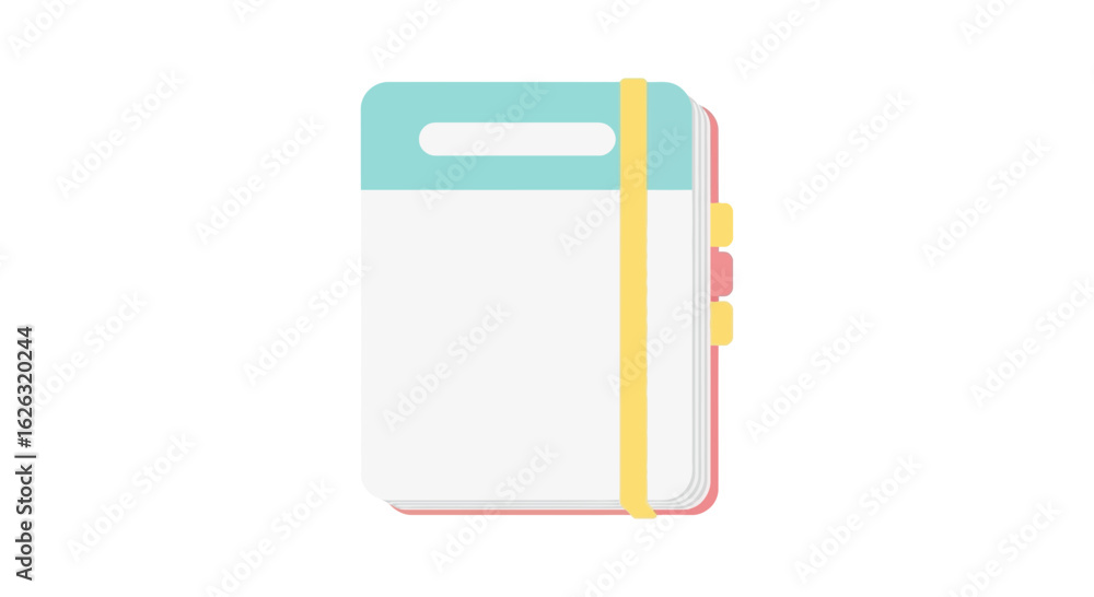 Flat Vector Illustration of a Notebook
Flat Vector Illustration of a Notebook