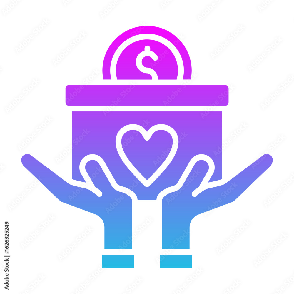 Fototapeta premium Charity Icon