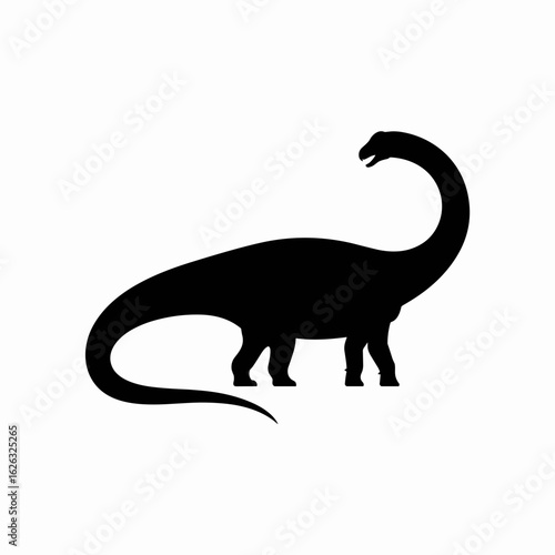 brontosaurus silhouette