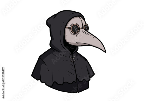 Plague Doctors somber gaze