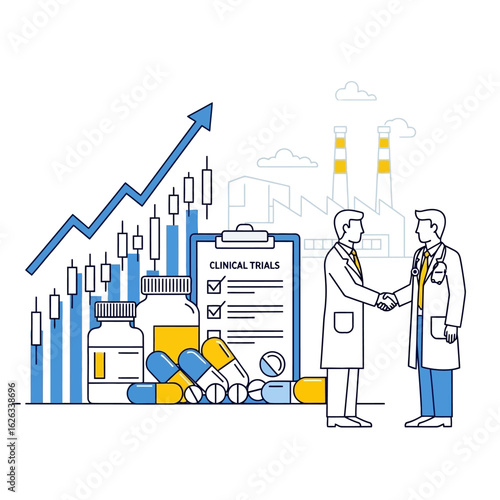 Clinical Trial Success: Collaborative Research Drives Positive Growth, Pharmaceutical Innovation: Medical Professionals Unite for Clinical Breakthroughs