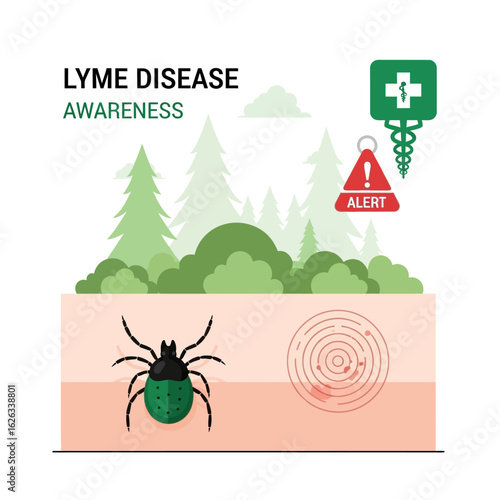 Lyme Disease Awareness: A Visual Guide to Prevention and Identification, Understanding the Risks and Symptoms of Lyme Disease for Early Detection