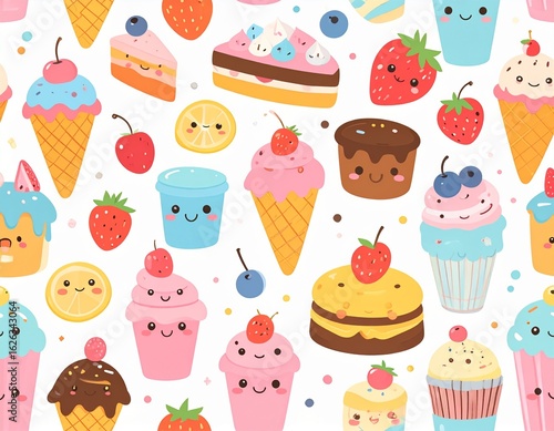 Desserts and Sweets Set