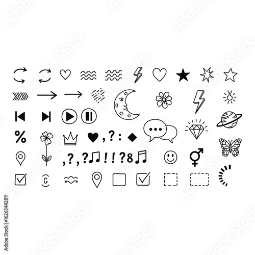 Hand-drawn Doodle Icons