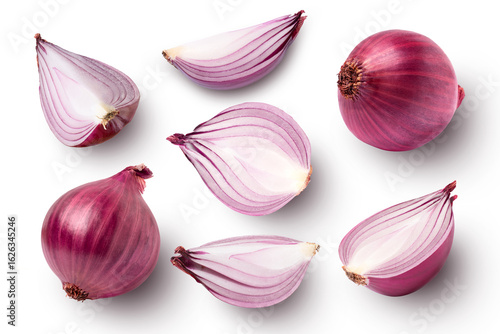 red onion isolated on transparent
 background