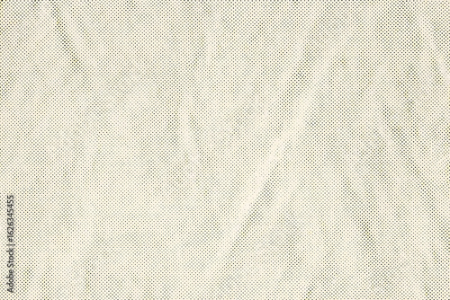 Halftone Dot Pattern on Cream Background with Subtle Texture Overlay