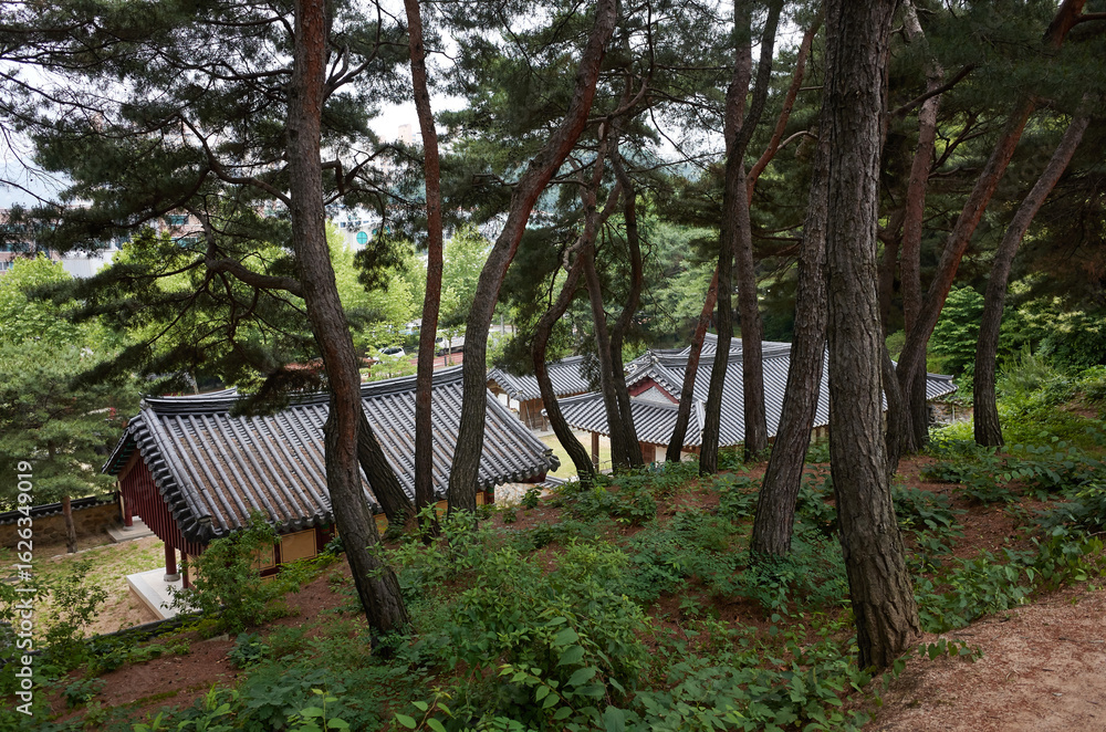 Fototapeta premium Tombs of the Joseon Dynasty in Korea 