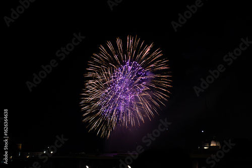 A photo of a large fireworks