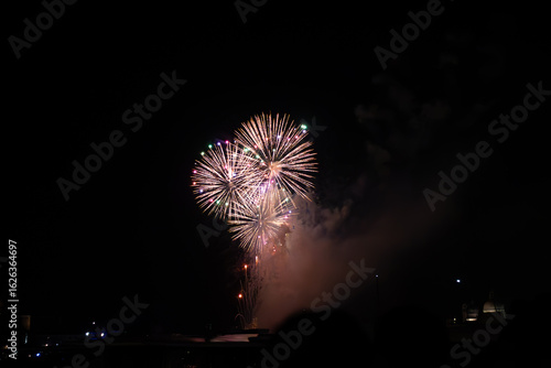 A photo of a large fireworks