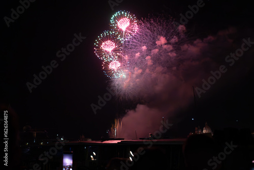 A photo of a large fireworks