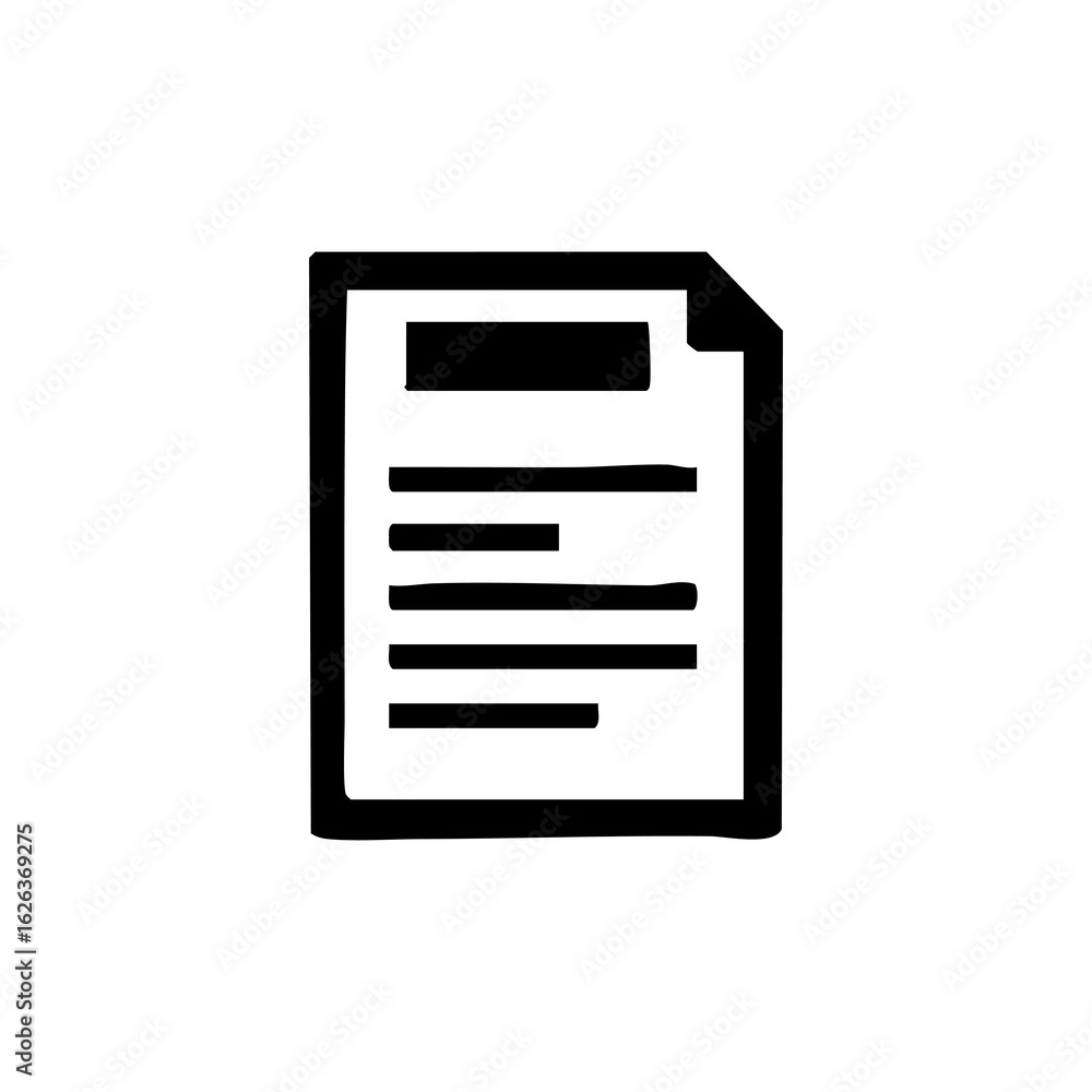 document icon vector illustration