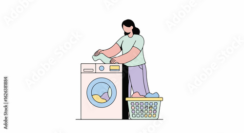 Woman watering plants, enjoying home garden in apartment with domestic lifestyle. Woman's activity involves caring for plants indoors, creating a green, sustainable environment.