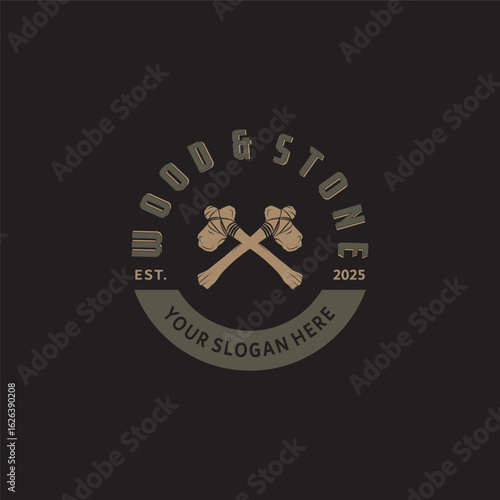 ax logo in ancient style