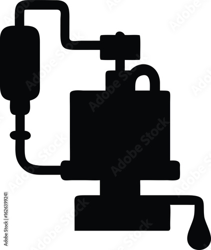 anesthetic machine silhouette