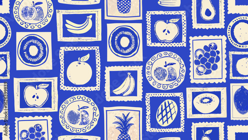 Wallpaper Mural seamless pattern with birds Torontodigital.ca