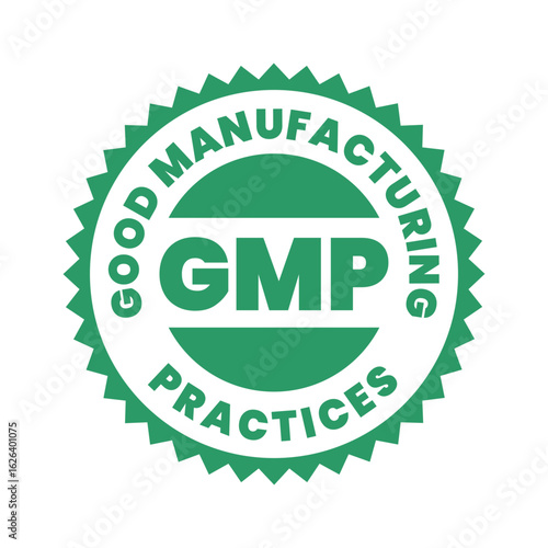 GMP good manufacturing practices label