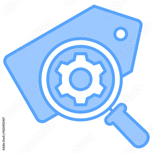 Meta Tags Blue Icon