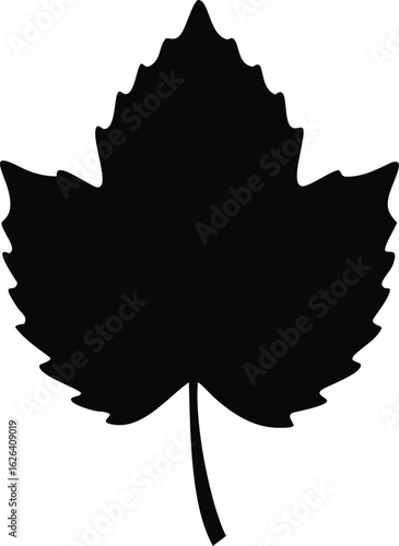 hazel leaf silhouette