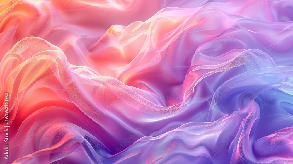 Obraz premium Abstract Colorful Fluid Background with Soft Waves and Gradients