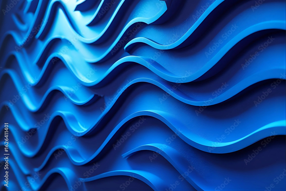 Obraz premium Blue abstract wallpaper 