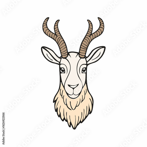drawn karakul icon. Mark point icon design collection for animal design element