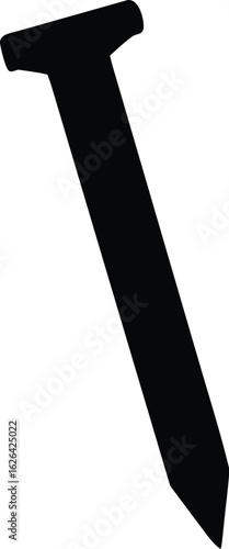 steel nail silhouette