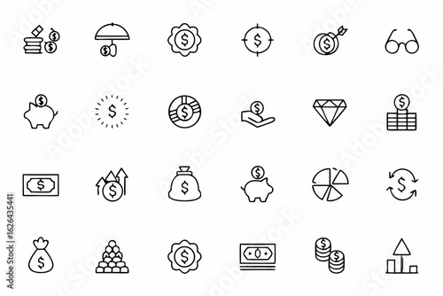 A vector pack representing wealth building, financial growth, and investment through ESOPs. Great for financial advisors, employee benefit brochures, and corporate finance training
